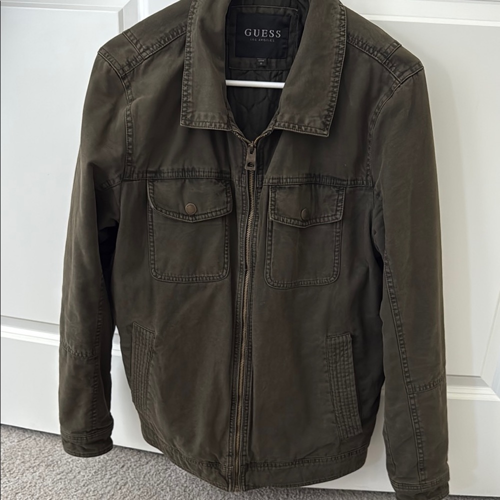 GUESS Men's Olive Jacket New Without Tags